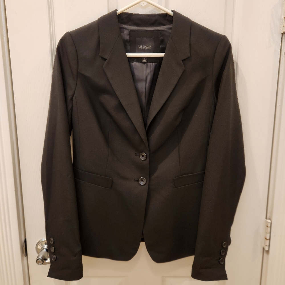 The Limited - Black Collection, Women's Black Blazer Suit Jacket Size 4